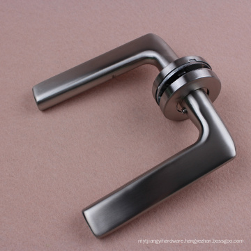 Simple Stainless Steel lever Entryset handle with high casting solid technology lock handle fitting supply in Alibaba